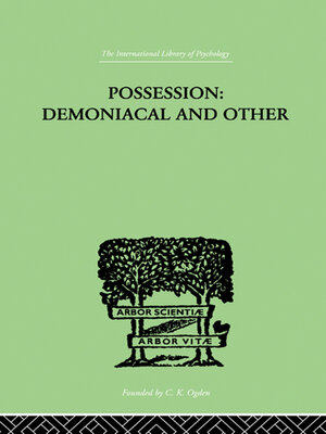 cover image of Possession, Demoniacal and Other